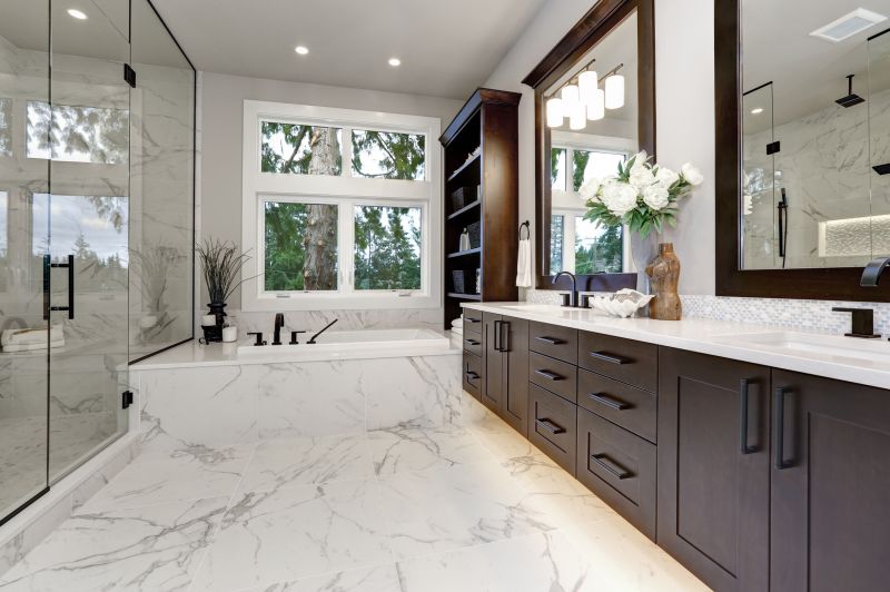 Modern Vanity and Sink Area