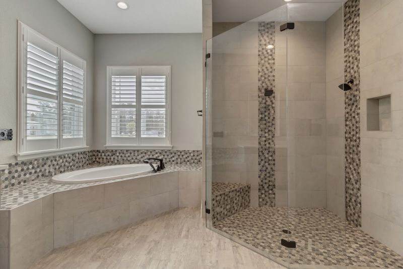 Tile-Design Shower